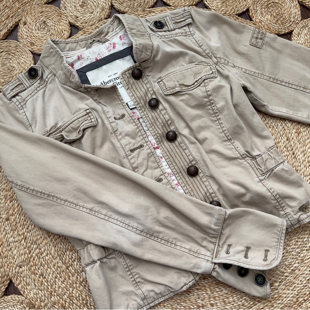 Abercrombie & Fitch Utility Military Jacket